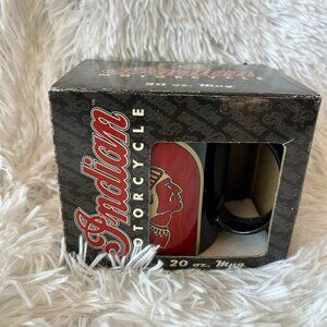 VINTAGE Indian Motorcycle 20 oz Mug New in Box 2002